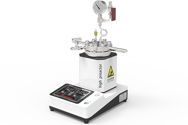 智能觸摸屏款法蘭磁子攪拌實驗室微型反應釜樣圖